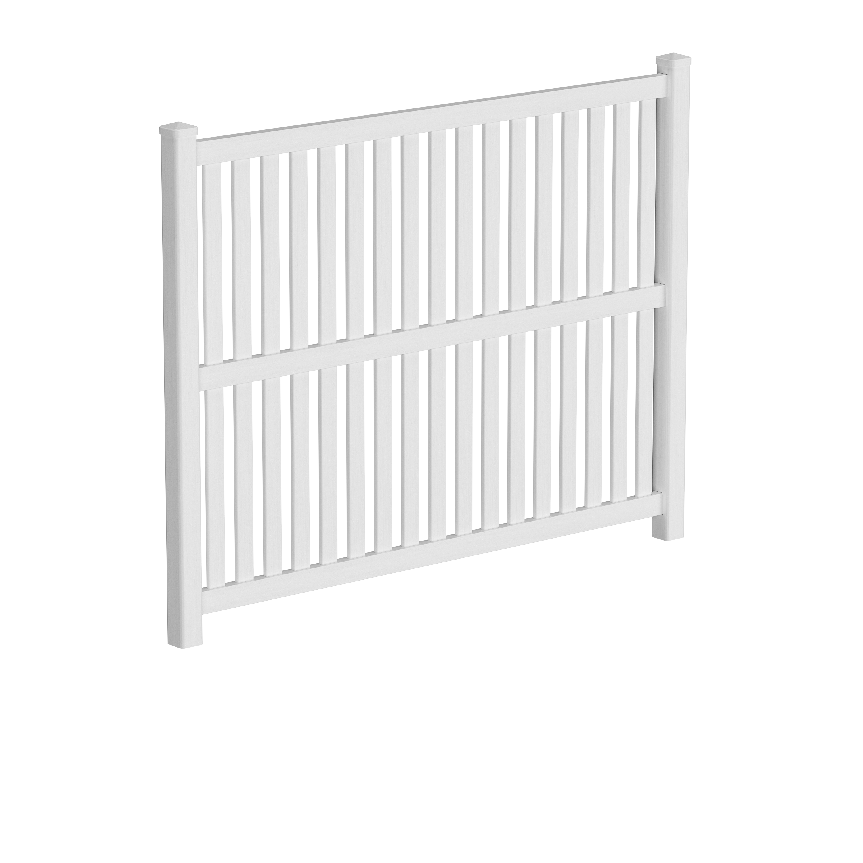 Vertical Slat PVC Fencing